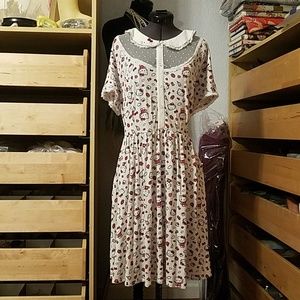 Hello kitty strawberry milk dress Torrid size 2